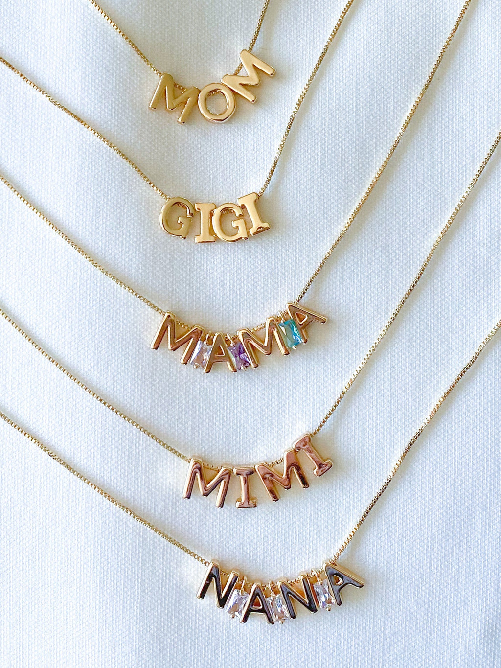 Charm Necklace Box Chain